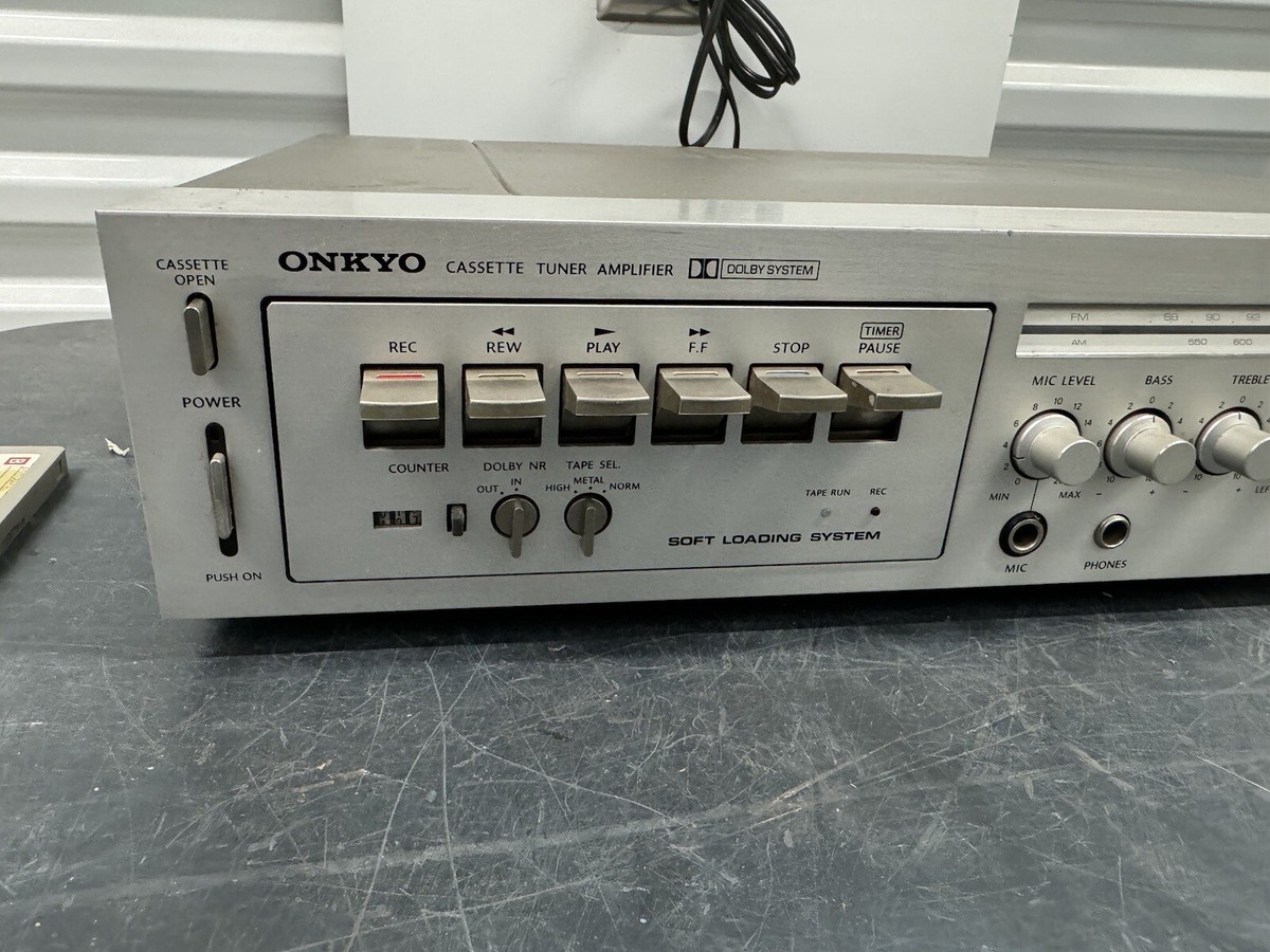 Onkyo cx-70 Stereo Cassette Tuner Amplifier. | eBay