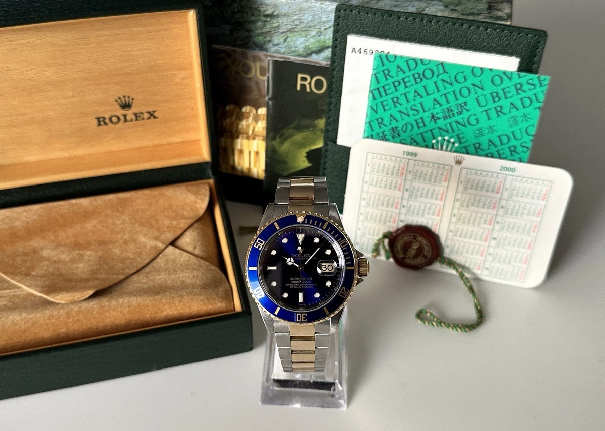 Rolex 16613LB Submariner Bluesy Swiss Only Dial UK Watch