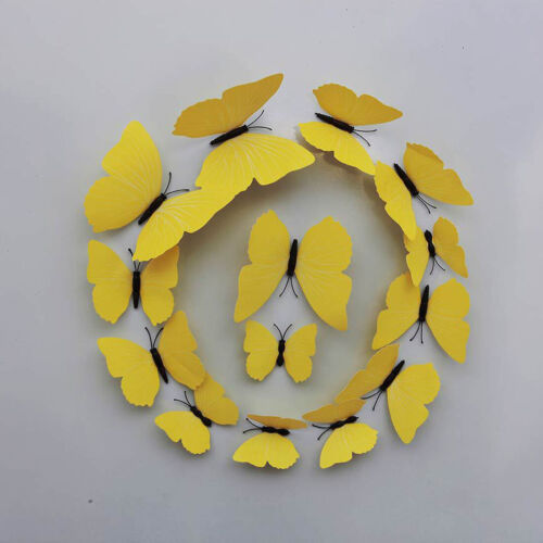 Butterfly Wall Stickers Magnet 3D Art Decals Home Room Decorations Decor Kids R - Picture 21 of 26