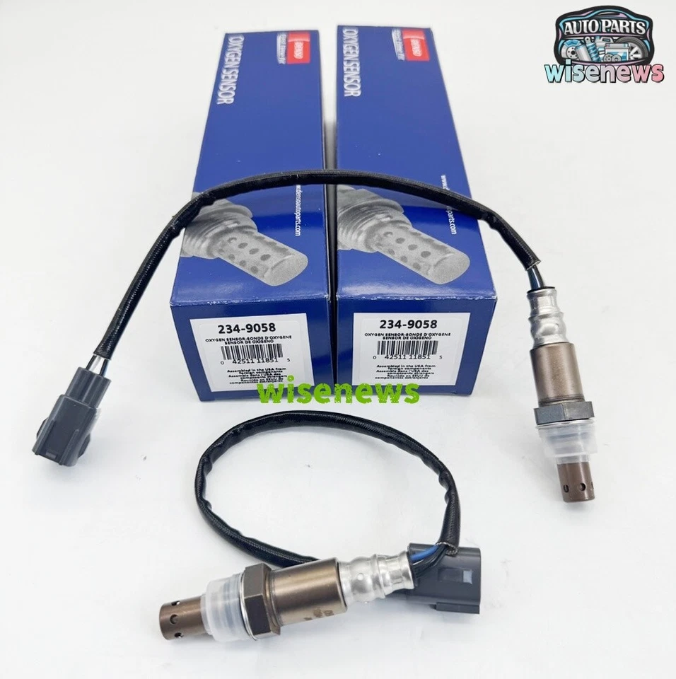 2X DENSO 234-9058 Upstream Oxygen Sensor 89467-50020 Fits For Lexus LS460 GS350 Foto 2 de 4