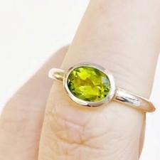 Natural citrine 925 Sterling Silver Ring Handmade Gift For christmas A-436