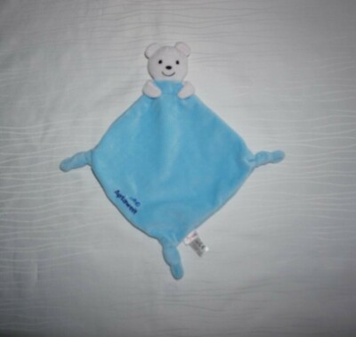 Sigikid Aptawelt Schmusetuch Bär blau Kuscheltuch Schnuffeltuch NEU mit Etikett