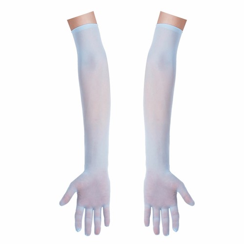 Guantes pantimedias transparentes para mujer guantes largos de dedo completo accesorio de fiesta - Imagen 9 de 58