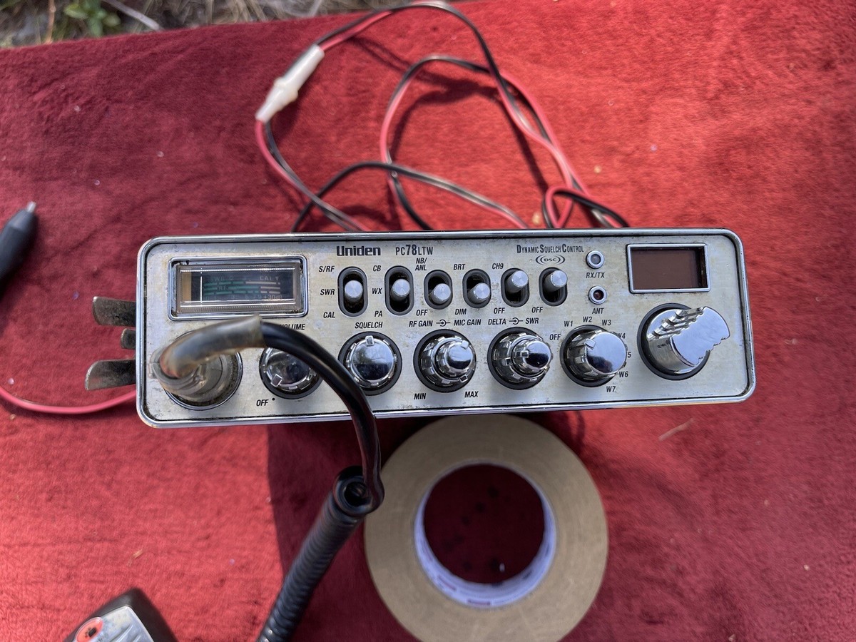 説明欄見て下さい!Uniden PC78LTW トランシーバー、cb‥‥‥‥‥‥ Uniden PC78LTW CB Radio 40 Channel/ Weather - Working With