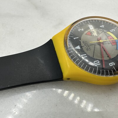 ビンテージ Swatch 「Yamaha Racer」 Swatch Yamaha Racer GJ700 Standard Gents 34mm Vintage Box | eBay