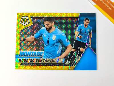 Panini 2021-22 Mosaic Road To World Cup Rodrigo Bentancur Montage Gold /10 #18