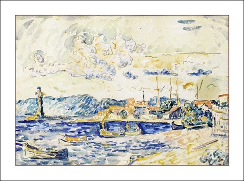 Paul Signac | SAINT TROPEZ, LA BAIE DES CANOUBIERS (1894
