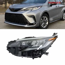LED Headlight For Toyota Sienna XSE 2021 2022 2023 Replacement Driver Left Side