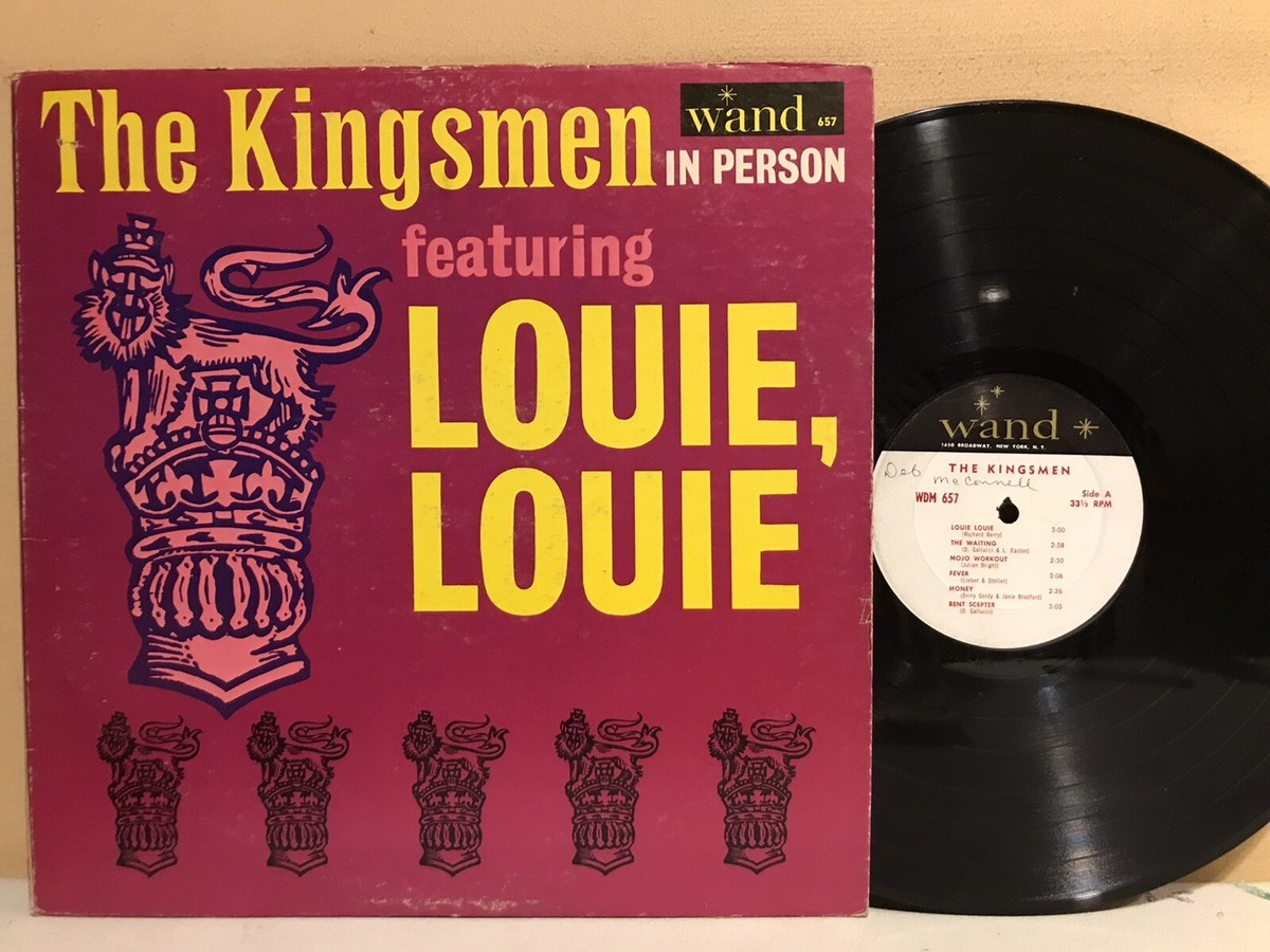 The Kingsmen In Person Featuring Louie, Louie LP 1963 WAND