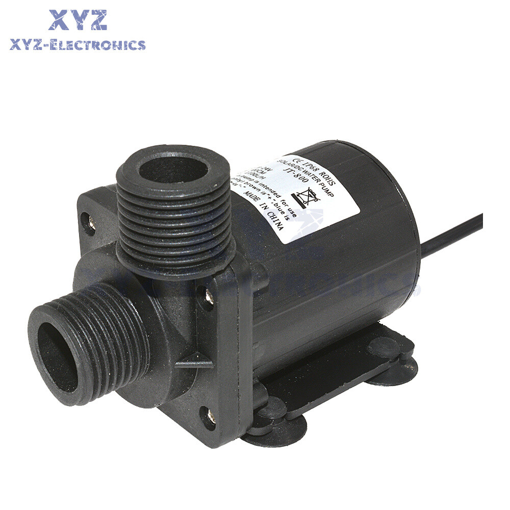 DC 12V 24V Hot Water Circulation Pump Solar Water Pump Brushless Motor ...