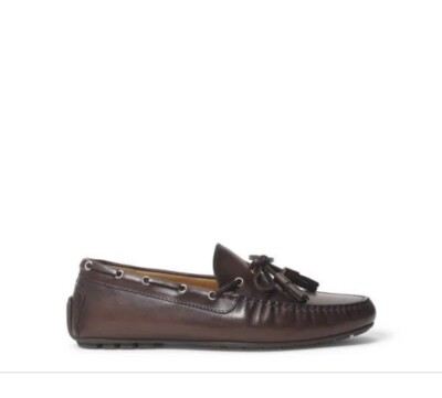 【新品】RALPH LAUREN PURPLE LABEL ドライビングシューズ Ralph Lauren Purple Label Harold Tassel Calfskin Driver Loafer 9