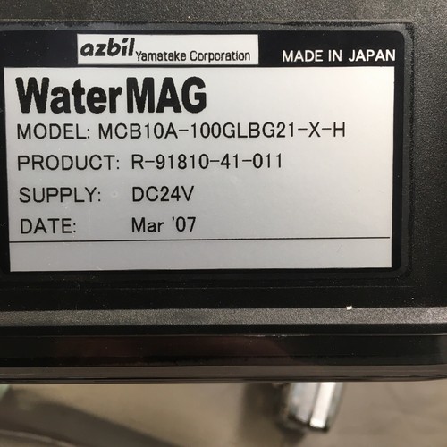 Azbil Electromagnetic Flowmeter MCB10A For Water New Open Box - Picture 6 of 12