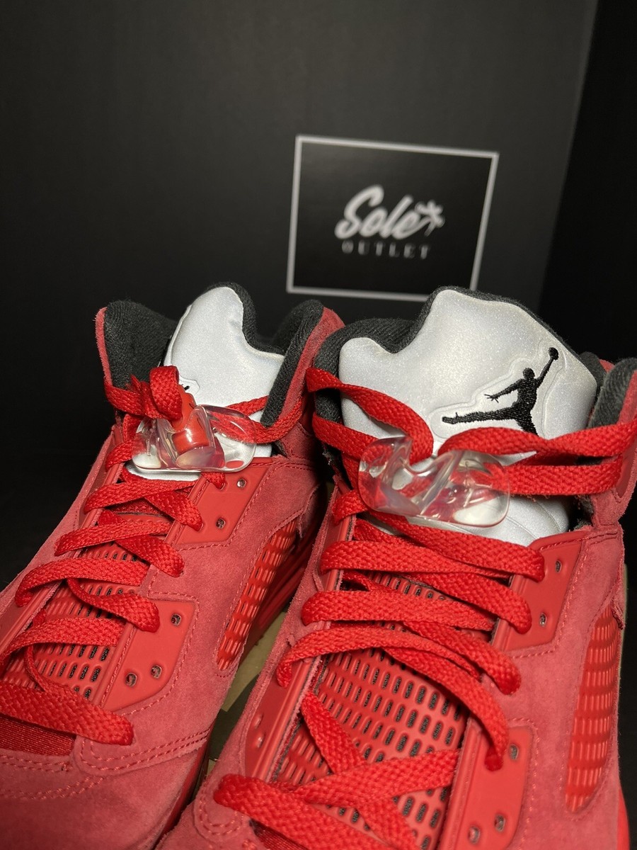 Jordan 5 Retro Red Suede Men's - 136027-602 - US
