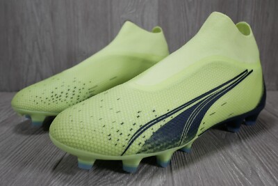 Puma Ultra Match + LL FG/AG Men's Laceless Volt Soccer Cleats