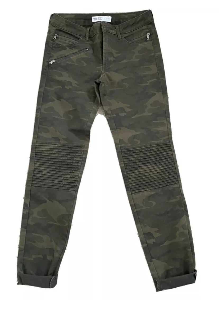 Camouflage hotsell jeans zara