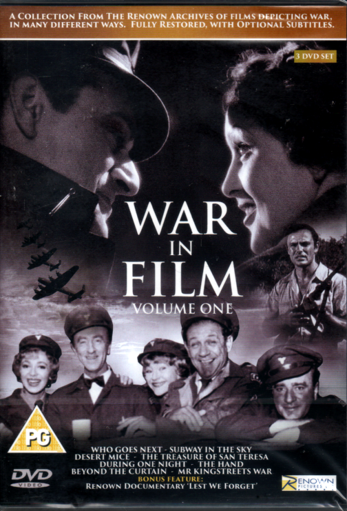 Renown Pictures War in Film Volume 1 (3 DVD Set) New & Sealed