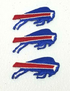Vtg Lot of 3 BUFFALO BILLS 2.5" Charging Buffalo &hellip;