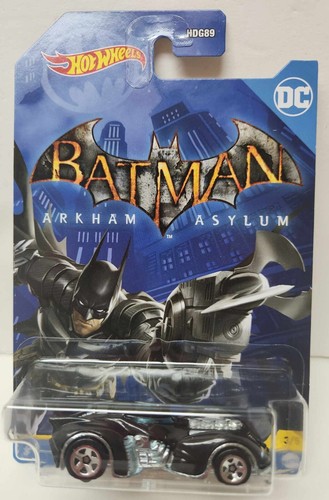 Hot Wheels DC Lot of 5, Batmobile Batman, The Joker Car, Batcopter NEW on Card - Picture 4 of 7