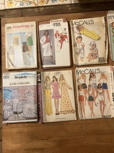 Mixed Lot Of 59 Vintage 1940s 1950s 1960's 1970's 80's Sewing Patterns Unchecked - Picture 8 of 12