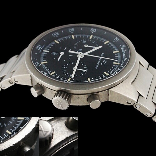IWC IW372701 GST Chronograph Semi-mechanical Quartz Titanium Black Wristwatch - Picture 5 of 6