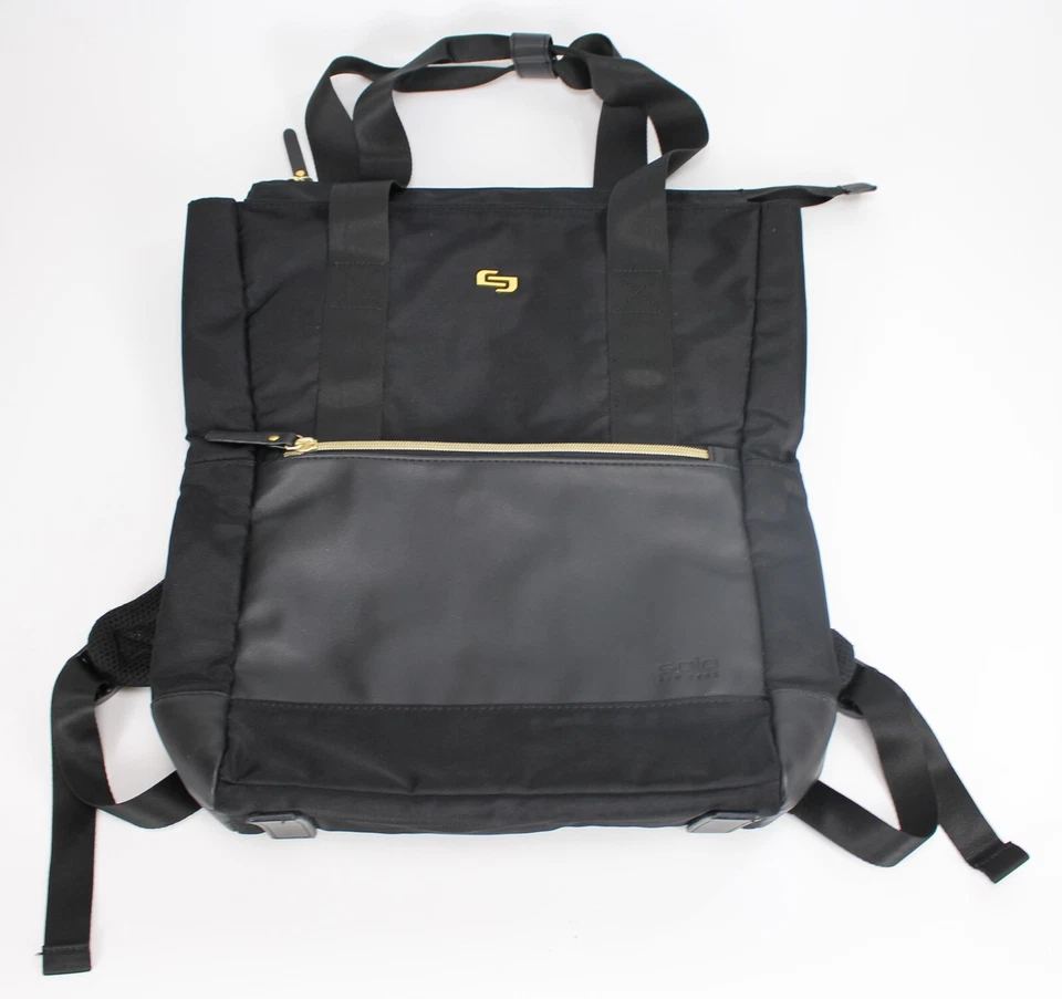 solo New York® Parker Hybrid Backpack/Tote, Black - Image 3 of 4