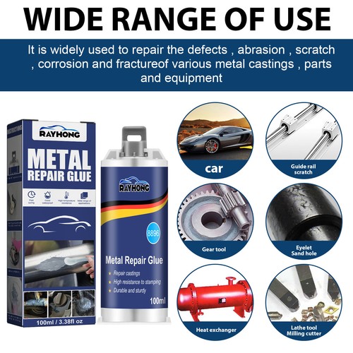 Cold Welding Glue Metal Repair Adhesive Heat Resistance AB Sealant High Strength - Picture 5 of 26