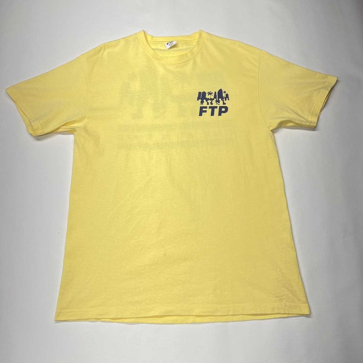FTP Fck The Population Logo Destroying Communities Yellow