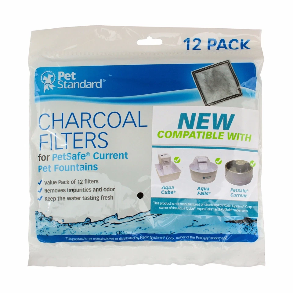 Filters for Aqua Fountain Aqua Cube, Aqua Falls & PetSafe Current, Pack of 12 - Image 3 of 4