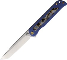 Medford T-Bone Framelock Blue Titanium Folding Tanto S45VN Knife 2154TT37A2