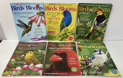 Birds & Blooms Magazines - 21 issues Feb 2018-Sept 2023