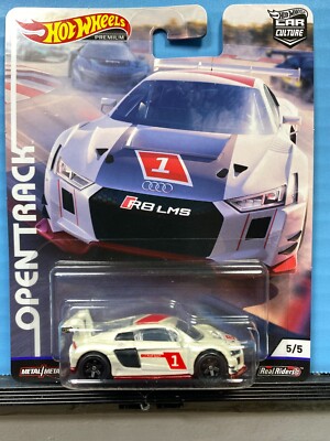 1/64 HOT WHEELS REAL RIDERS OPEN TRACK 5/5 AUDI R8 LMS #1 | eBay