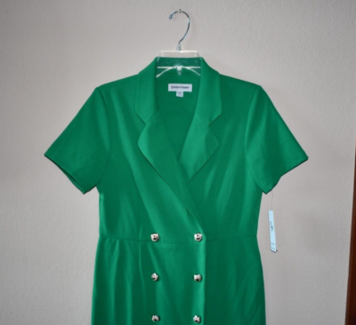 slim fit dress slacks Going The Distance Kelly Green Cotton Mini Shirt Dress main image 1
