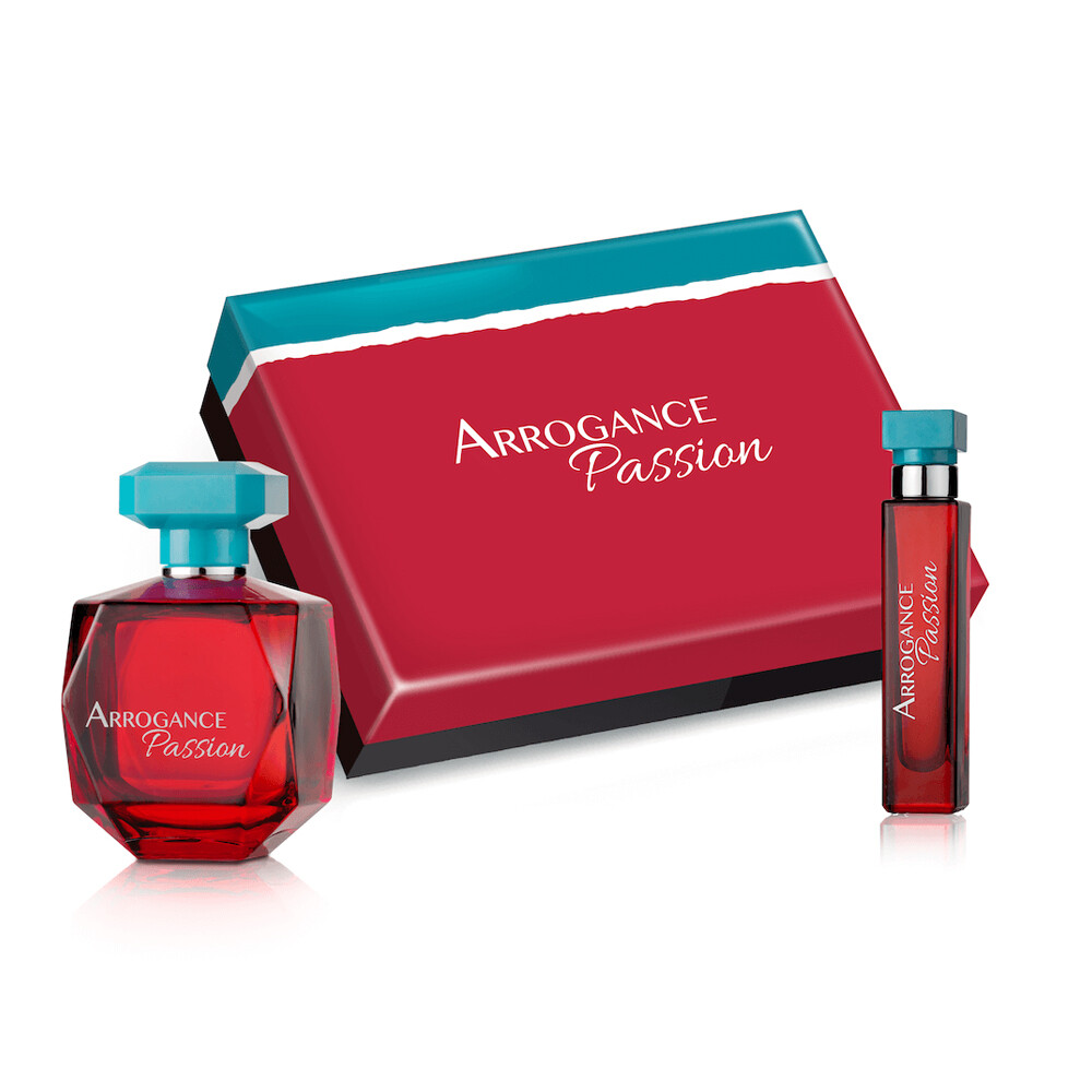 ARROGANCE PASSION SET PROFUMO DONNA EAU DE TOILETTE 100 ML E PROFUMO EDT 30 ML