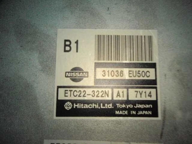 Computadora de control de transmisión Nissan Tida C11 2007 31036-EU50C JDM 310135s Foto 4 de 4