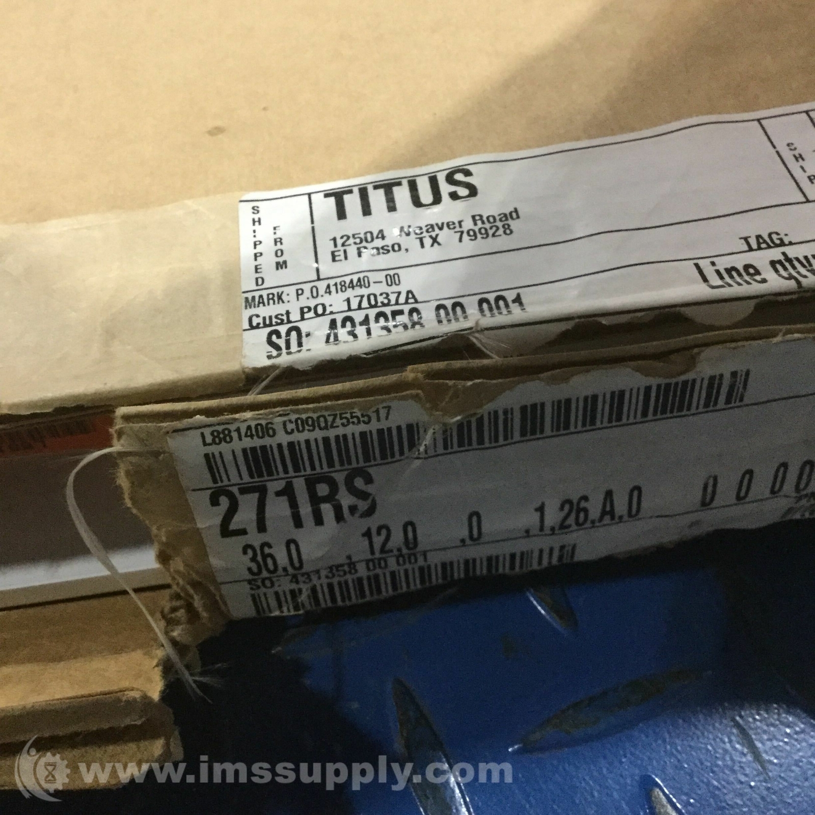 Titus 271RS Steel Aeroblade Single Deflection Supply Grille FNOB | eBay