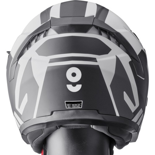 GMS Motorrad Helm L - Vectus - Jethelm mit langem Visier schwarz-weiß matt - Picture 3 of 5