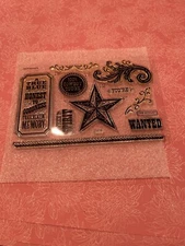 Close To My Heart My Acrylix C1518 Dakota Scrapbooking Workshop set of 9 stamps