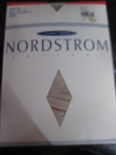 NORDSTROM Vintage SEASHELL Nylon PANTYHOSE - Size D - 145 to 185 lbs - 1990s