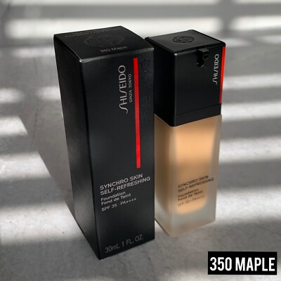 Shiseido Synchro Skin Self-Refreshing Foundation SPF35 350 Maple 30ml/1oz