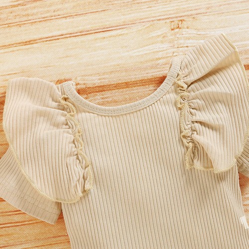 3PCS Newborn Baby Girl Clothes Floral T Shirt Tops Shorts Headband Outfits Sets - Picture 24 of 27