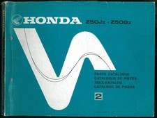 Parts List HONDA Z 50 J - Z50 G MONKEY 1978 à 80 Catalogue pièces Teile Katalog