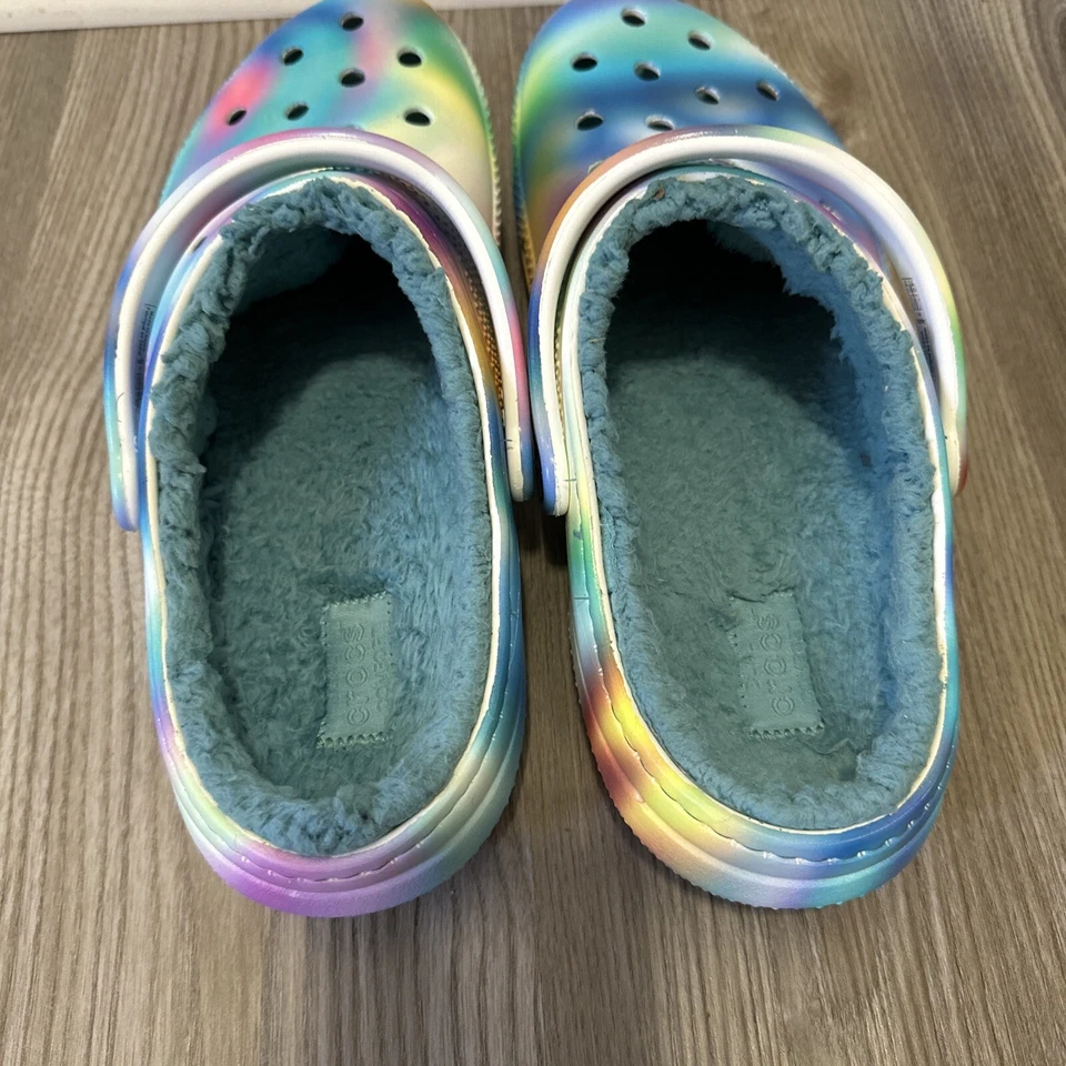 Zueco Solarizado Forrado Crocs 207560-4SU Agua Pura/Multi Talla Hombre’s 11 Mujer’s 13 Foto 4 de 4