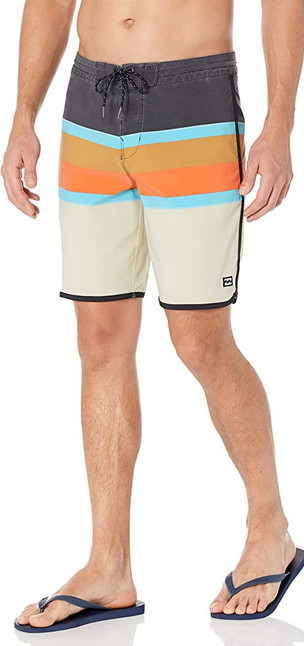 Мужские бортовые шорты Billabong с 4-сторонним эластичным швом длиной 19 дюймов ярко-оранжевый 30 10090₽