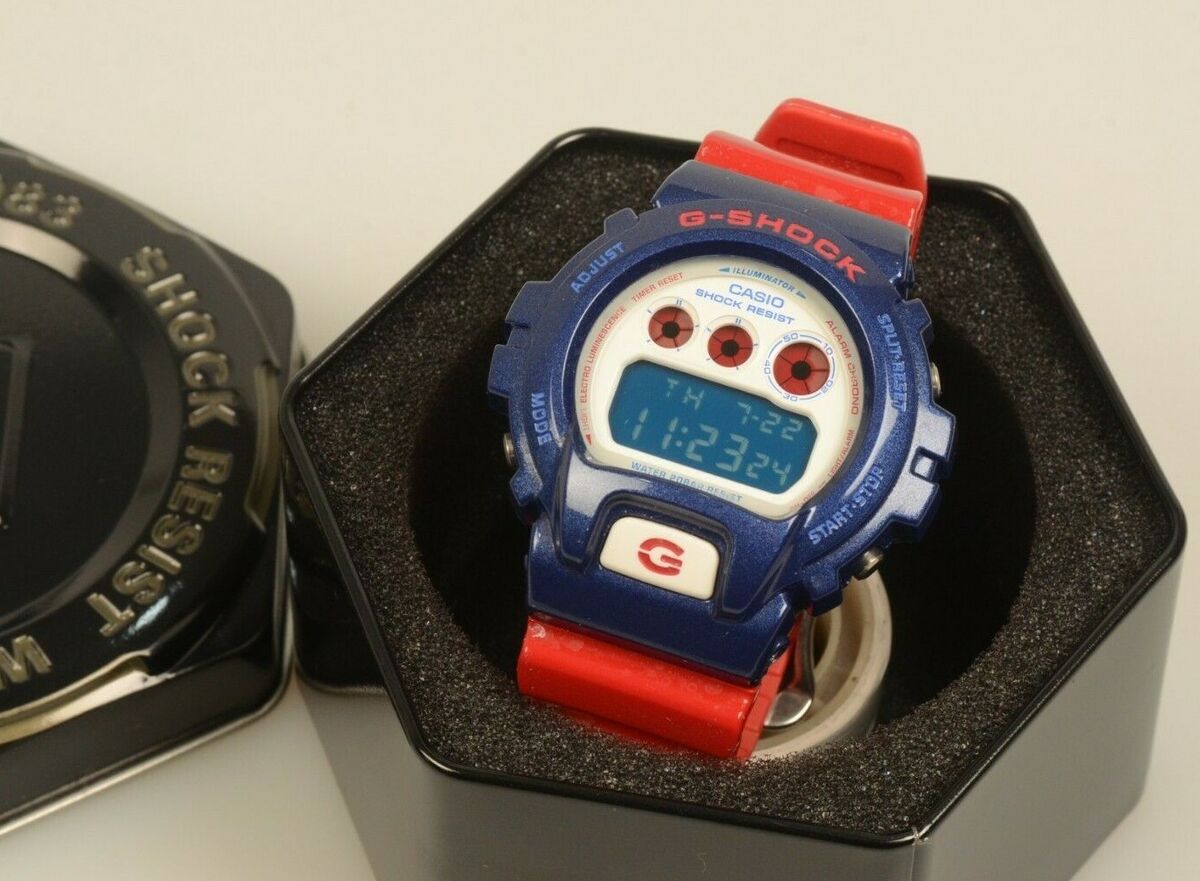 Casio G-SHOCK DW-6900AC (DW-6900) Limited Edition Red Blue Casio G-SHOCK DW-6900AC (DW-6900) Limited Edition Red Blue