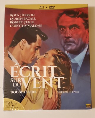 NEW SEALED Written on the Wind - 1956 Blu Ray & DVD  Rock Hudson Lauren Bacall