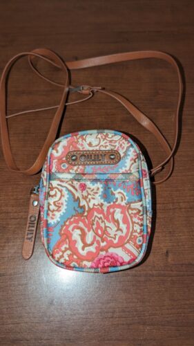 OILILY Netherlands Multi-Floral Cross Body Shoulder Purse/Bag XS - Picture 1 of 15