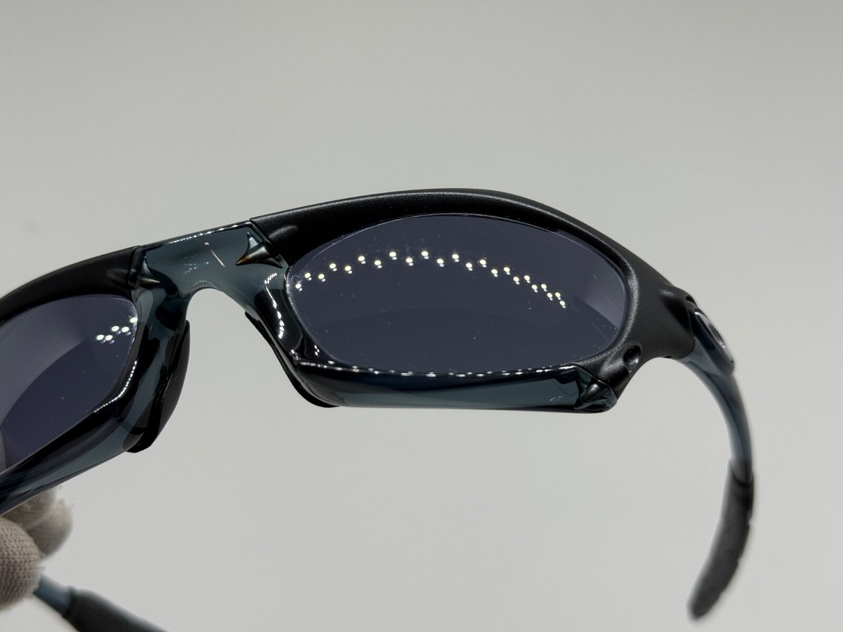 Oakley Splice Matte Black Crystal Black w/Grey lens SKU 03-724 | eBay