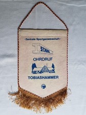 DDR Wimpel Tobiashammer Stahl Ohrdruf Zentrale Sportgemeinschaft DTSB
