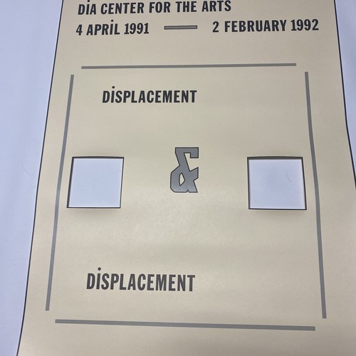 Póster de desplazamiento de Lawrence Weiner (TW828) impresión offset 1992 impresión recortada - Imagen 6 de 11