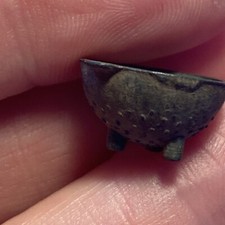 Vintage Cracker Jack Prize Premium Metal strainer Colander